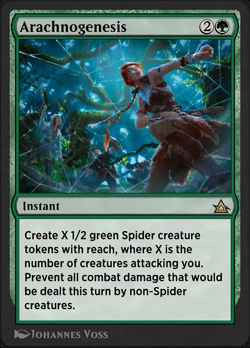 Arachnogenesis magic the gathering card art