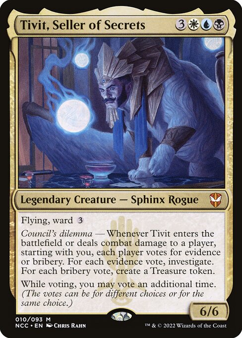 Tivit, Seller of Secrets (New Capenna Commander #10)