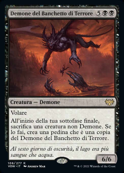 Dreadfeast Demon (Innistrad: Crimson Vow #108)