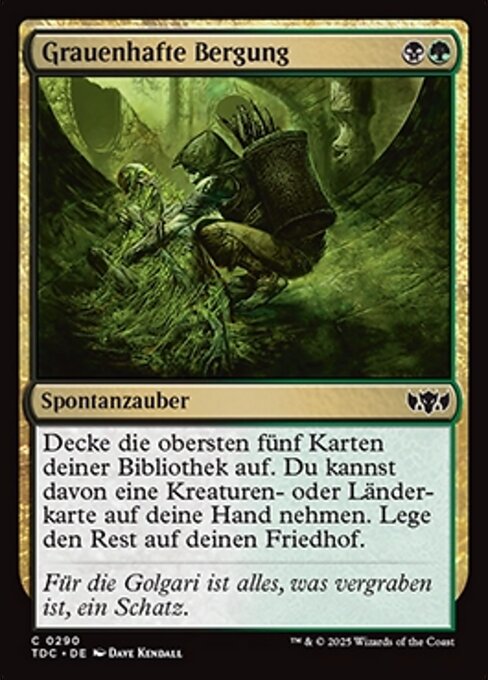 Grauenhafte Bergung