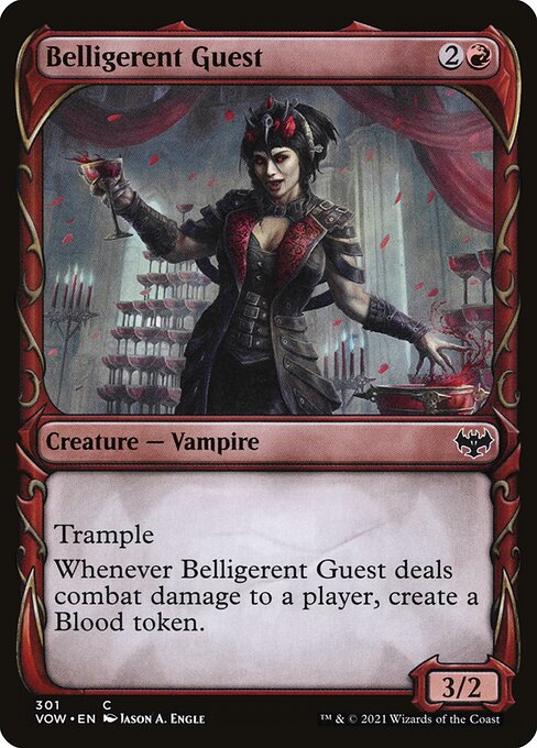 Belligerent Guest (Innistrad: Crimson Vow #301)