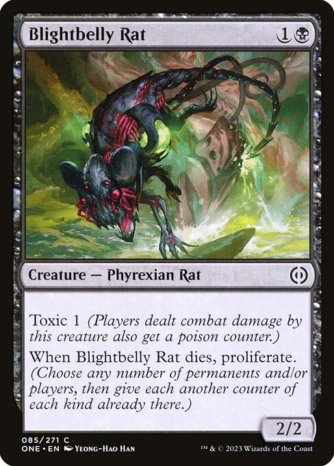 Blightbelly Rat (Foil Phyrexia: All Will Be One)