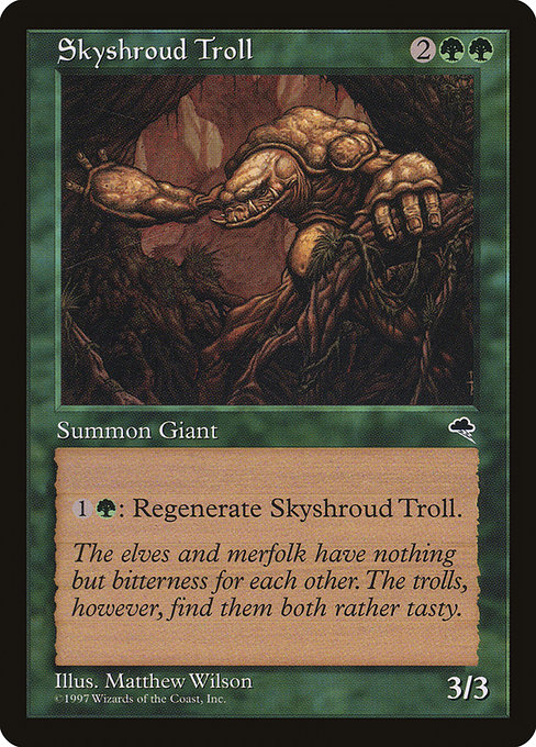 Skyshroud Troll card image