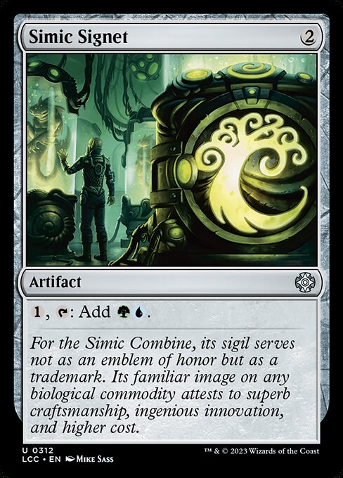 Simic Signet (The Lost Caverns of Ixalan Commander #312)