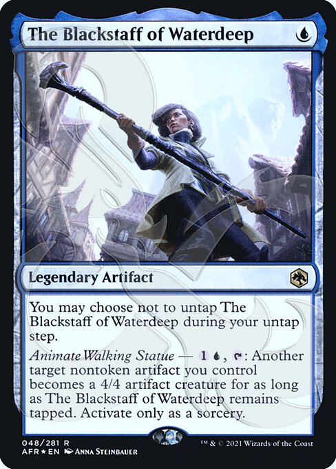The Blackstaff of Waterdeep (Adventures in the Forgotten Realms Promos #48a)