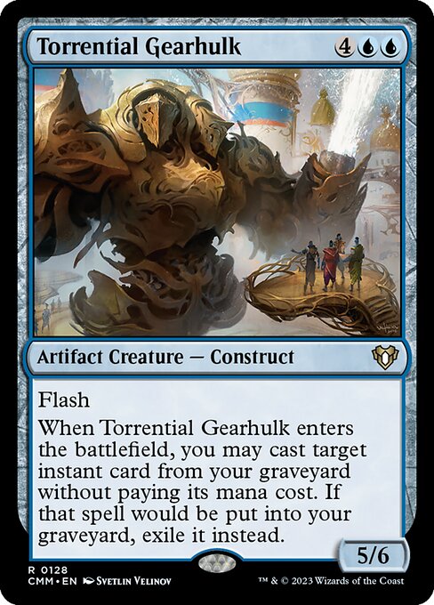 Torrential Gearhulk (Commander Masters #128)