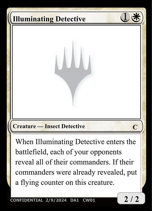 Illuminating Detective (Unknown Event #CW01)