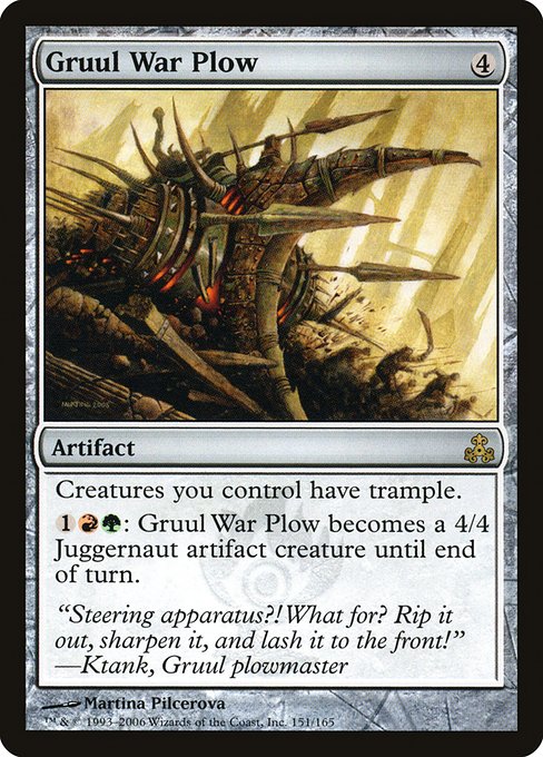 Gruul War Plow card image