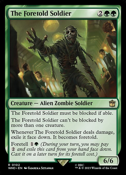 The Foretold Soldier (who) 102