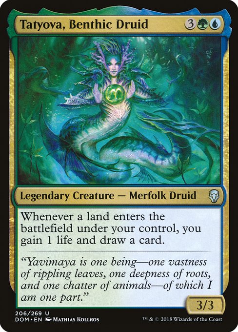 Tatyova, Benthic Druid (Dominaria #206)