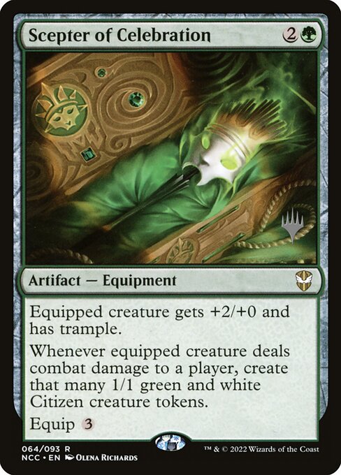 Scepter of Celebration (New Capenna Commander Promos #64p)