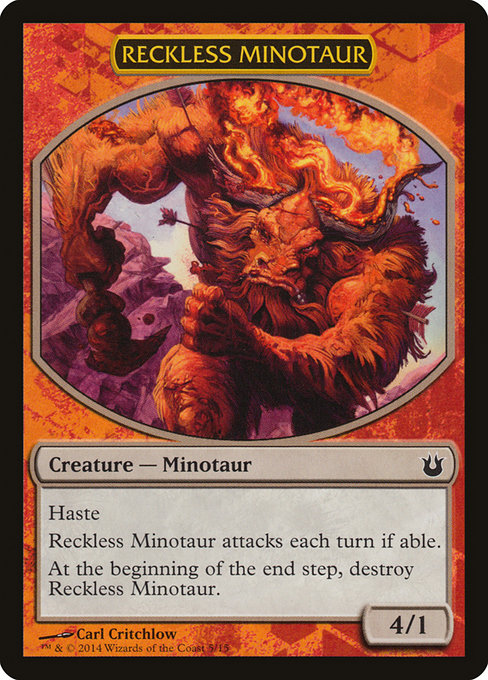 Reckless Minotaur card image