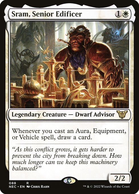 Sram, Senior Edificer (Neon Dynasty Commander #88)