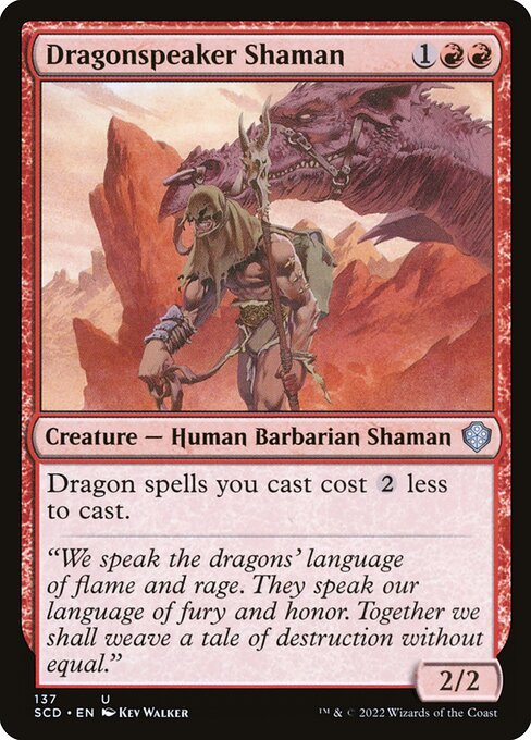 Dragonspeaker Shaman (Starter Commander Decks #137)