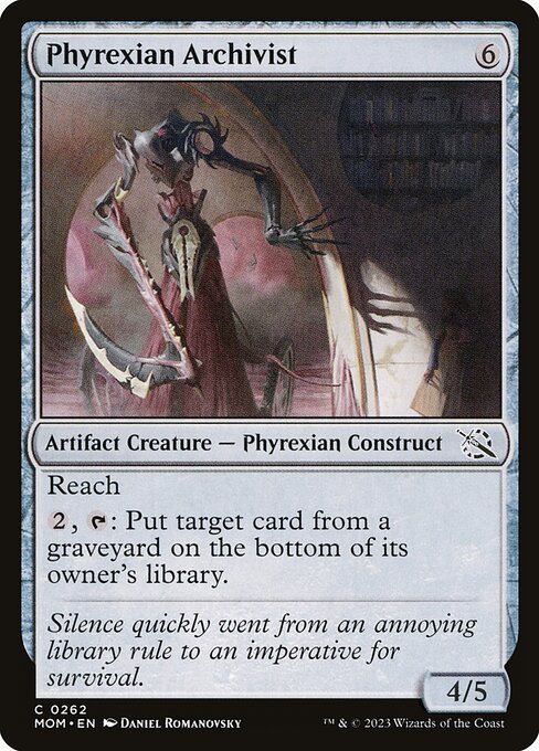 Phyrexian Archivist (March of the Machine #262)