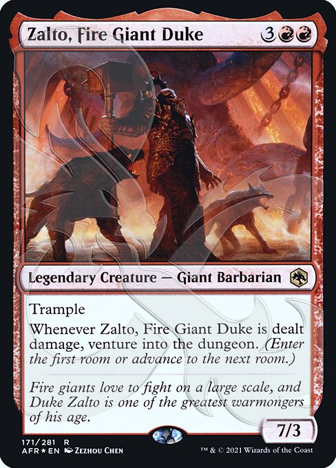 Zalto, duc des géants du feu|Zalto, Fire Giant Duke