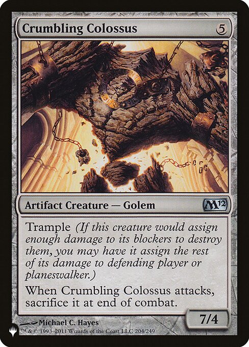 Colosse croulant|Crumbling Colossus