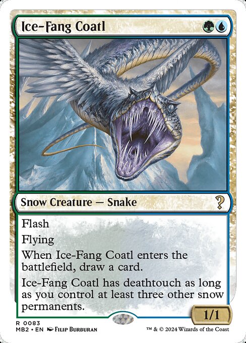 Ice-Fang Coatl (Mystery Booster 2)