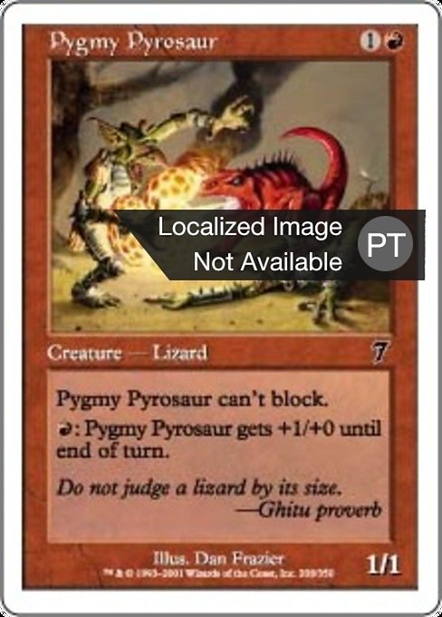 Pygmy Pyrosaur (Seventh Edition #208)