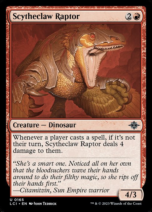 Scytheclaw Raptor (The Lost Caverns of Ixalan #165)