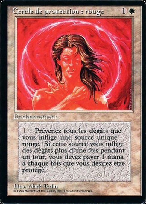 Cercle de protection : rouge|Circle of Protection: Red