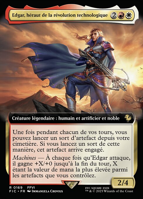 Edgar, maître machiniste