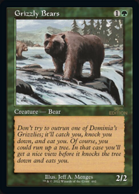 Grizzly Bears (30th Anniversary Edition #492)