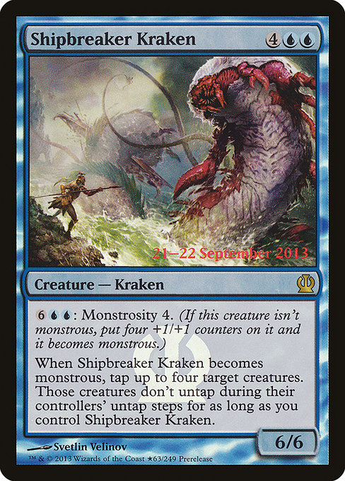 Shipbreaker Kraken (Theros Promos #63★)