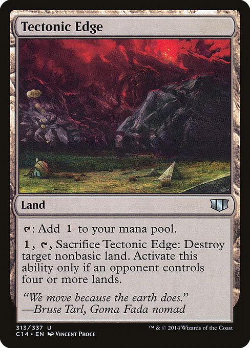 Tectonic Edge (Commander 2014 #313)