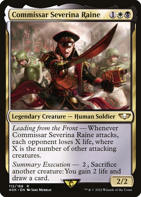 Commissar Severina Raine (Warhammer 40,000 Commander #112)