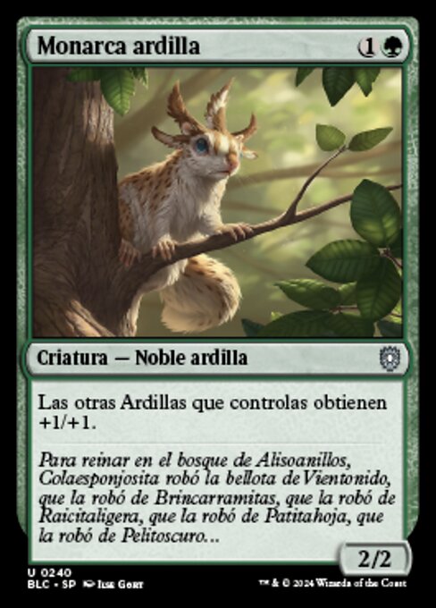 Squirrel Sovereign (Bloomburrow Commander #240)