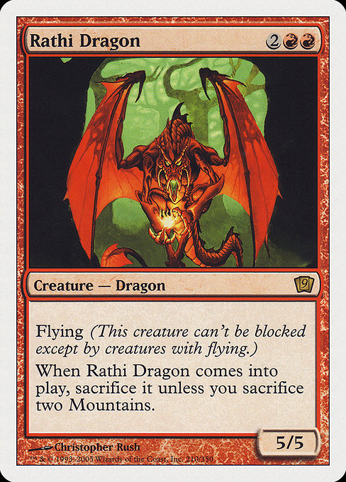 Rathi Dragon (Ninth Edition #210)