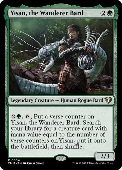 Yisan, the Wanderer Bard (Commander Masters #334)