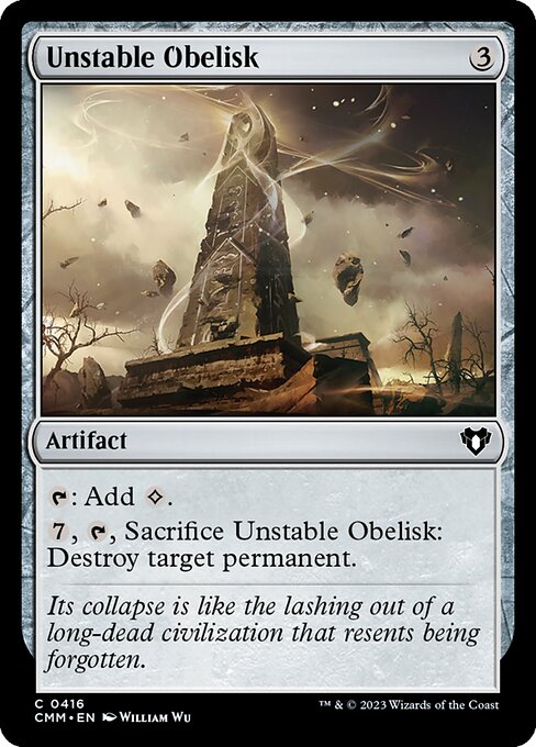 Obélisque instable|Unstable Obelisk