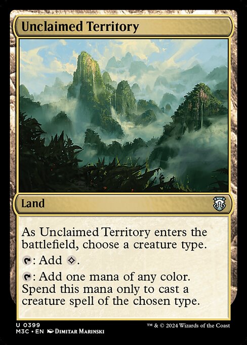 Unclaimed Territory (Modern Horizons 3 Commander #399)