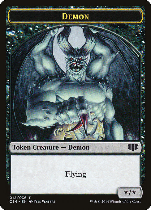 Demon (Commander 2014 Tokens #12)