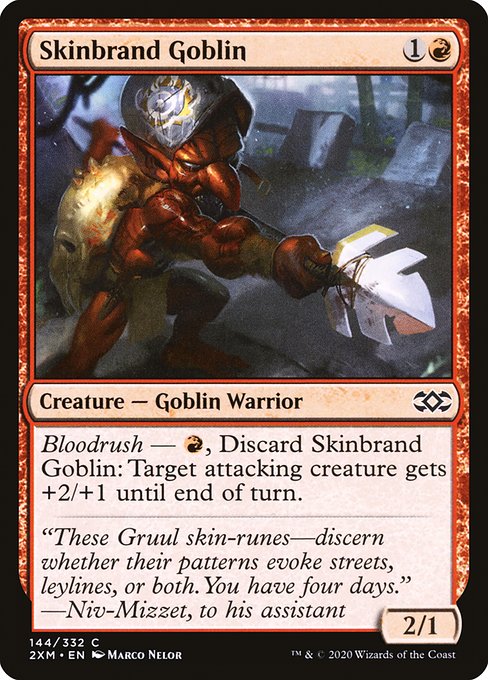 Skinbrand Goblin (Double Masters #144)