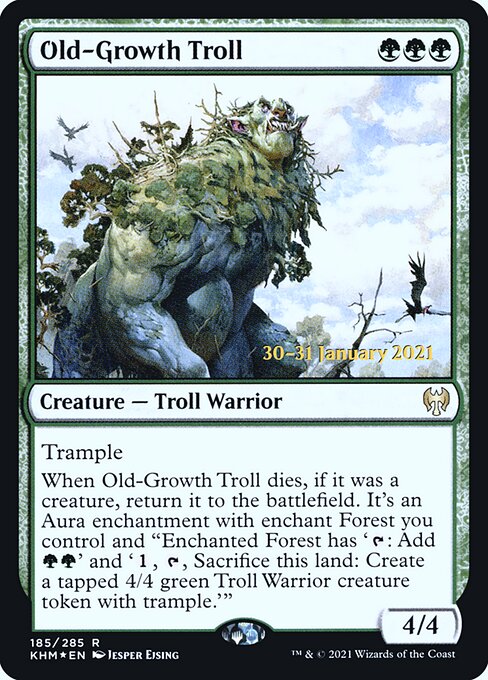 Old-Growth Troll (Kaldheim Promos #185s)