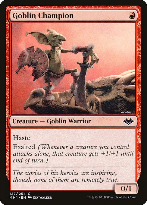 Goblin Champion (mh1) 127