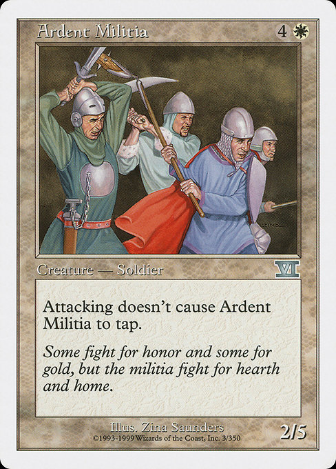 Ardent Militia (Classic Sixth Edition #3)