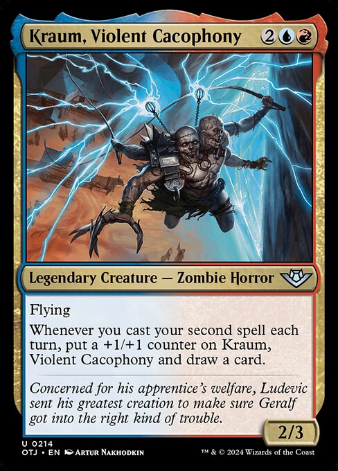 Kraum, Violent Cacophony card image