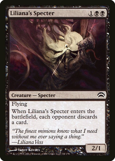 Liliana's Specter (Planechase 2012 #34)