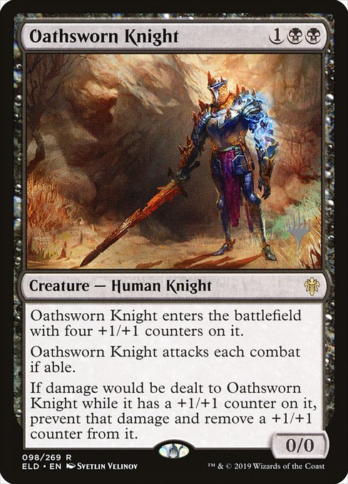 Oathsworn Knight (Throne of Eldraine Promos #98p)