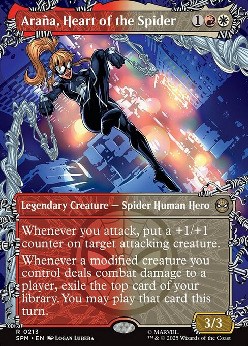 Araña, Heart of the Spider magic the gathering card art