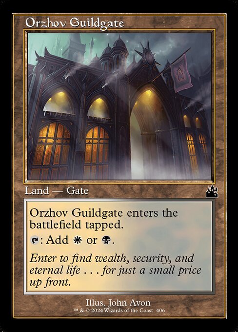 Orzhov Guildgate (Ravnica Remastered #406)
