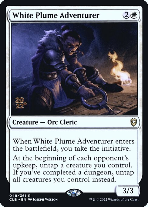White Plume Adventurer (Battle for Baldur's Gate Promos #49s)