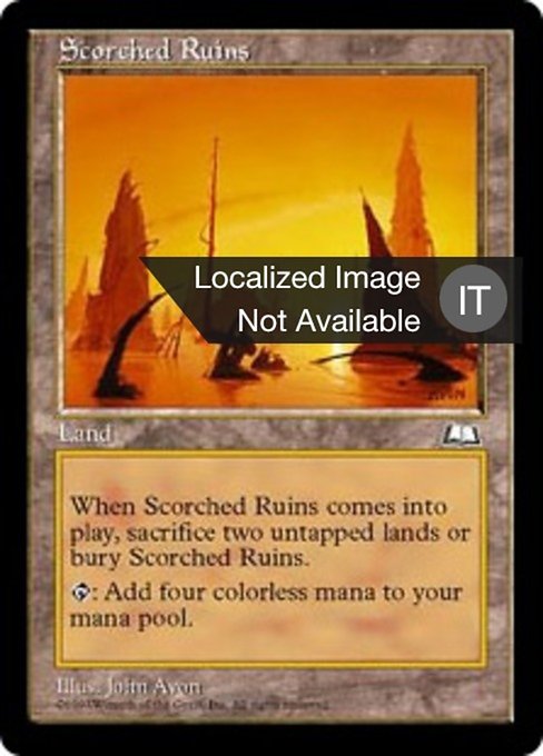 Scorched Ruins (Weatherlight #166)