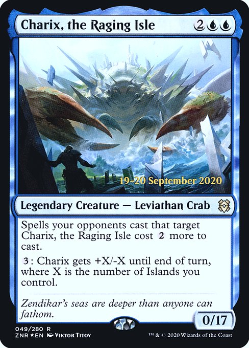 Charix, the Raging Isle (Zendikar Rising Promos #49s)
