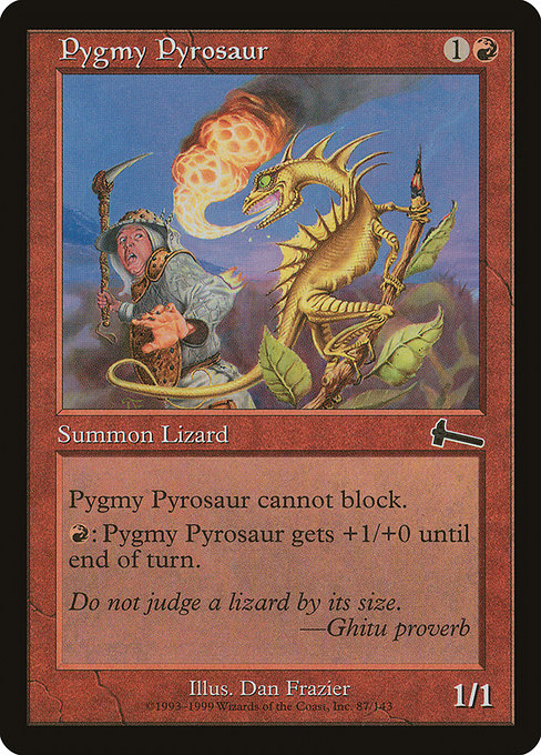 Pyrosaure pygmée|Pygmy Pyrosaur