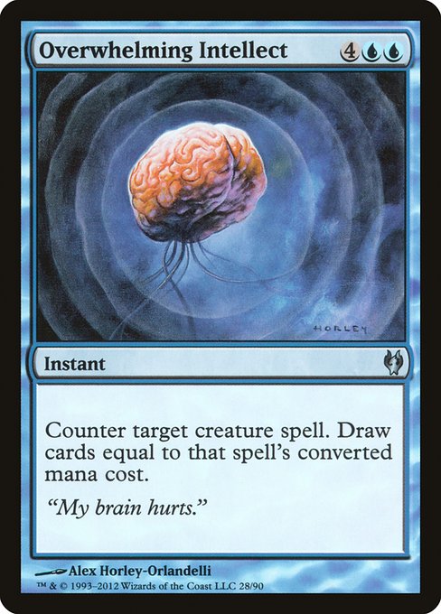 Overwhelming Intellect (Duel Decks: Izzet vs. Golgari #28)